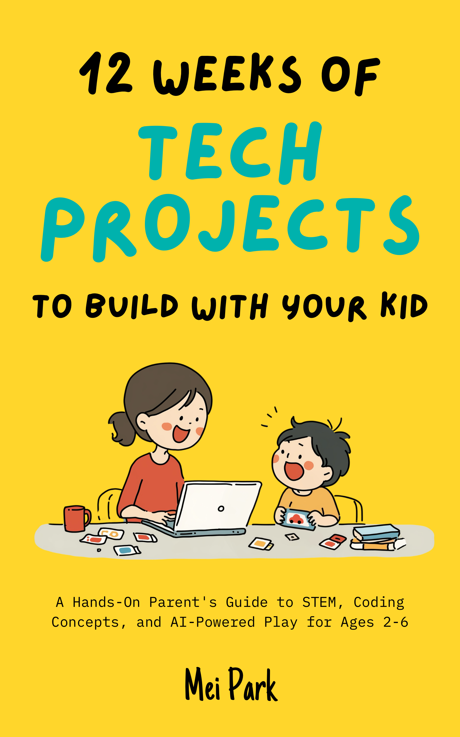 12 Weeks of Tech Projects to Build With Your Kid — book cover